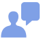 Personal chat icon.