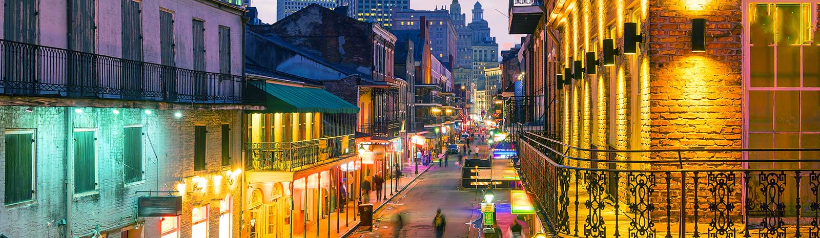Downtown New Orleans.